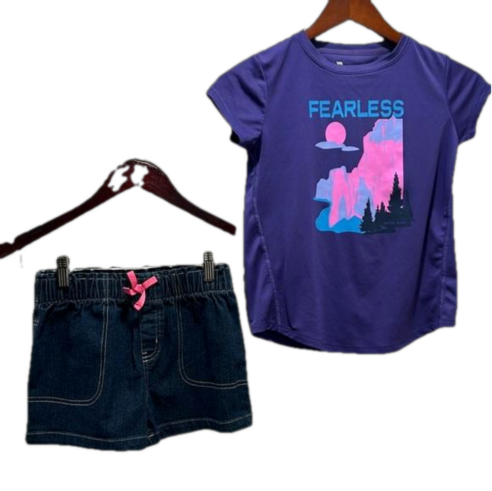 All in motion & Bobbie brooks beautiful girls set size M 6/7 GUC